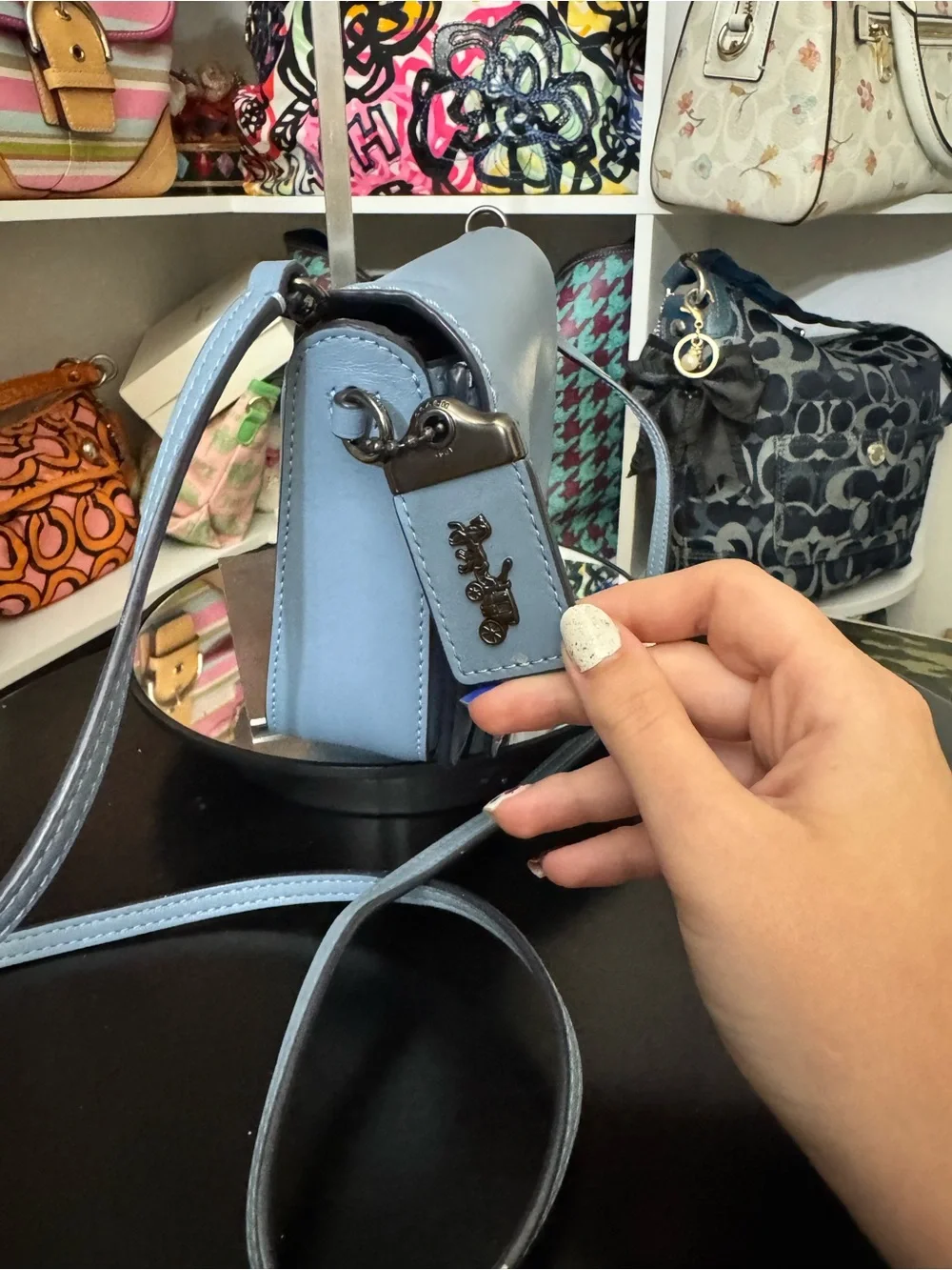 Coach 1941 Dinky Light Blue Crossbody